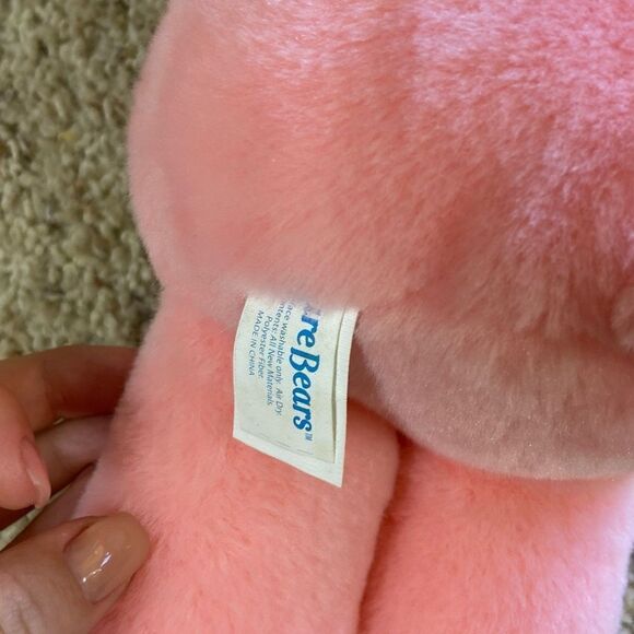 Nwt Vtg 2002 Care Bears Stuffed Pink Toy Bear Cheer 20s Anniversary Animal 13” - Picture 8 of 8